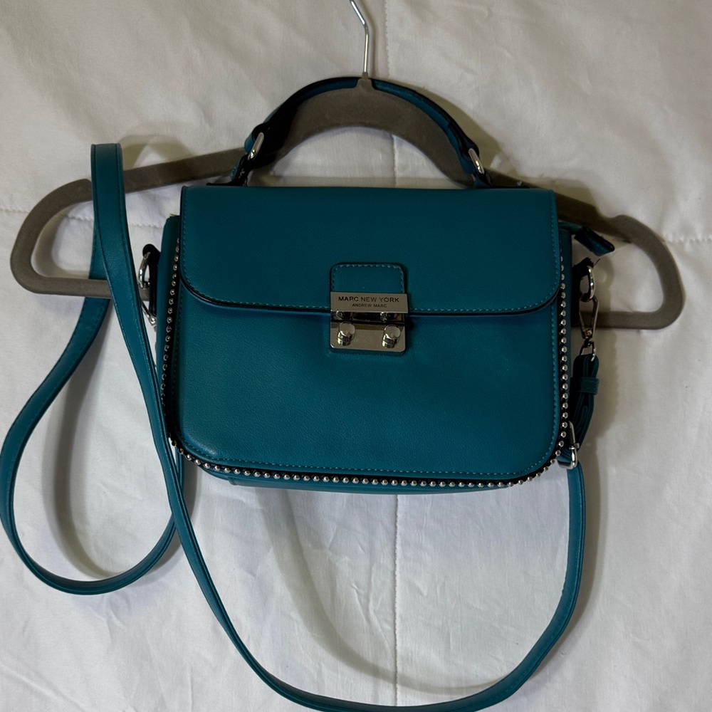 Marc New York Teal Crossbody Satchel Bag